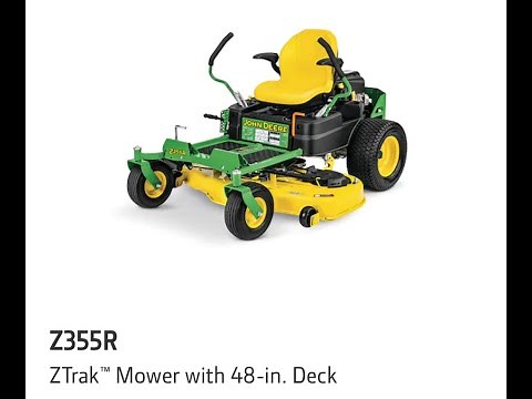 John Deere Z355R Oil Change