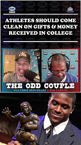 60K views · 169 reactions | Rob Parker explains to Chris Broussard how Reggie Bush getting his Heisman back opens the door for athletes to come clean and speak the truth about the money and gifts received while they were college athletes! "We want RECEIPTS, NAMES, and FIGURES!" | FOX Sports Radio | Facebook