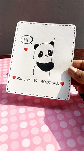 DIY Card message❤️😍#draw #cards #diy #love #shorts #giftideas