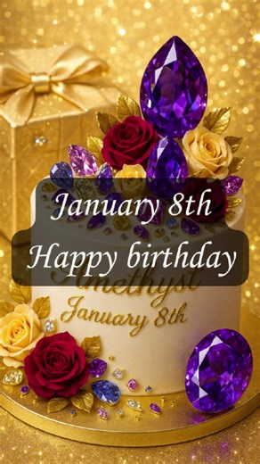 【Thank you for your request👍】 I will send you a wonderful cake and message.🎂 Happy Birthday to everyone born on January 8! Wishing you a wonderful year ahead filled with happiness, success, and cherished moments. Have an amazing day! #happybirthday #happybirthdaytoyou #happybirthdaysong #happybirthdaysongs