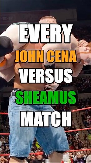 Every John Cena vs Sheamus Match #JohnCena #Sheamus #WWE
