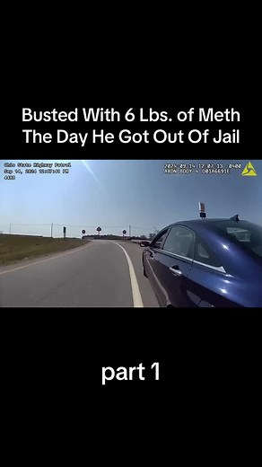 Busted With 6 Lbs. of Meth The Day He Got Out Of Jail #bodycam #policebodycam
