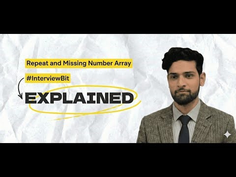 Repeat and missing number Array | interviewbit