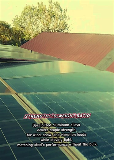 Solar Energy Secrets. Aluminum Solar Mounting Structures Outweigh Steel Structures. #solar #solarbusiness #solarenergy #renewabletech #creatorsearchinsight