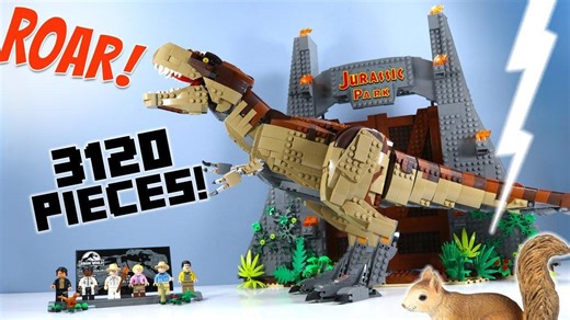 Lego Jurassic Park: T. Rex Rampage Exclusive 75936 Speed Build 2019