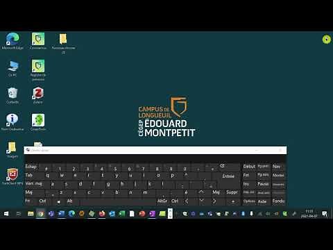Activer le clavier visuel de Windows