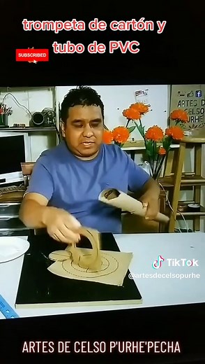 Cómo hacer una trompeta de cartón y PVC
