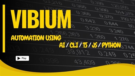 Introduction to Vibium New Automation Tool From Selenium Developer | Prince Kumar