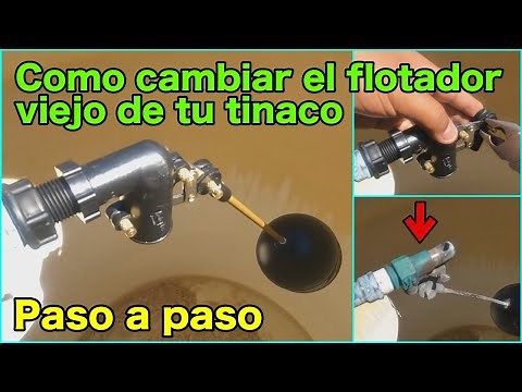 How to change the float in a water tank