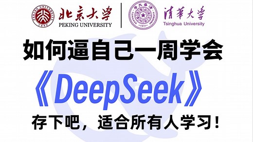 【北大&清华】终于有大佬把DeepSeek讲清楚了！从入门到精通，从概念原理到落地应用！附全网AI大模型讲解得最透彻的教程！LLM/大模型/微调部署