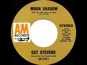 1971 HITS ARCHIVE: Moon Shadow - Cat Stevens (stereo 45)