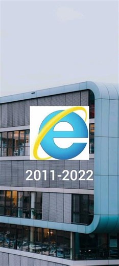 Evolución de internet explorer y edge #shorts