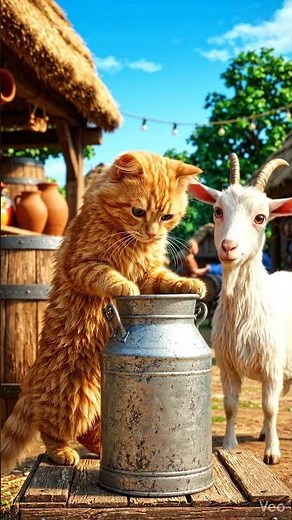 Funny Cat Riding Bicycle 🚲