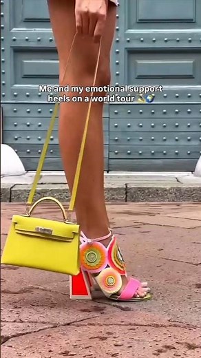 The ultimate heel and bag pairings #highheels #handbag #styletips