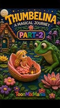 Thumbelina Part 2 🌸🐸 | The Frog's Pond Adventure | Magical Claymation Fairy Tale