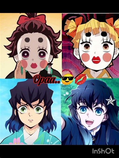 The prettiest demon slayers..😎💋🎀💕❤️😂