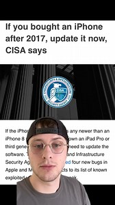 115K views · 53 reactions | The department of homeland security just announced an apple vulnerability for iphone, ipad, and mac. Update your devices. #tech #techcareer #techtok #technology #cyber #cybersecurity #techjobs #infosec #hacker | Chris Southerland Jr | Facebook