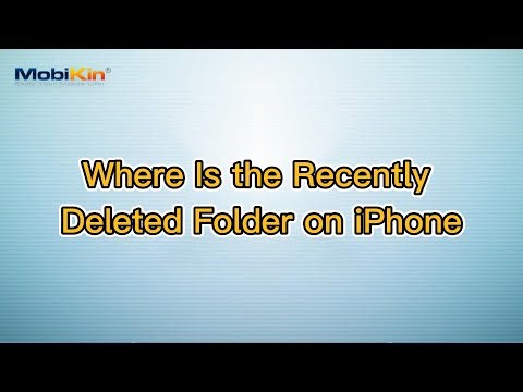 Where Is the Recently Deleted Folder on iPhone
