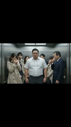 満員のエレベーターで急にオナラして逆ギレする男