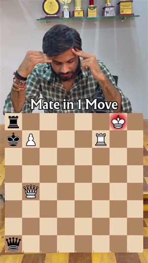 WHITE TO PLAY — MATE IN 1! ♟️👀 Can You Find the Checkmate?