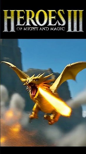 Rise of the Gold Dragon ✨🪙 | Heroes 3 Cinematic Short #heroes3 #homm3 #dragon