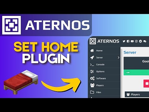 How to Install Set Home Plugin on Aternos Minecraft Server
