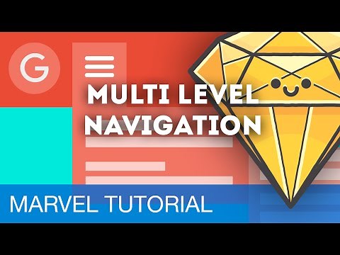 Multi-Level Dropdown Navigation • Prototyping with Marvel (Tutorial)