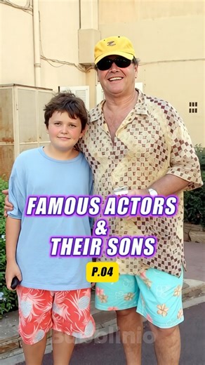Famous Hollywood Actors & Their Sons Then and Now p4 #celebrity #bubblinio