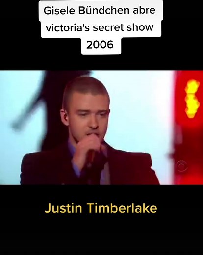 Vs 2006 #gisele #giselebudchen #victoriasecretshows #justin #timberlake #justintimberlake #sexyback #model #catwalk