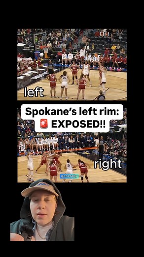 Maddy wnbadata on Instagram: "was there something up with the left rim in the Uconn Oklahoma Sweet 16 game? good thing someone on Reddit (u/DukTaip) wrote a 40 page research paper about it because i literally was not paying attention to this game!! clips via their respective schools and espn #ncaawbb #uconnwbb #paigebueckers #marchmadness #statisticalanalysis"