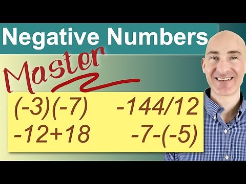 Negative Numbers - How to Add, Subtract, Multiply & Divide