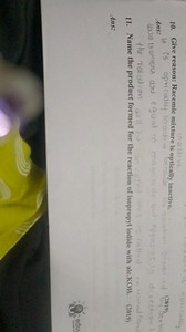 Give reason: Racemic mixture is optically inactive.plically It... | Filo