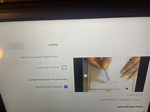 Video Assignment Unit 7 Lesson 7 all percents By JULIE ARREOLA ... | Filo