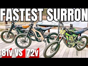 81V vs 72V Sur Ron Showdown — Who’s Got the FASTEST Electric Dirt Bike? (100 MPH)!?