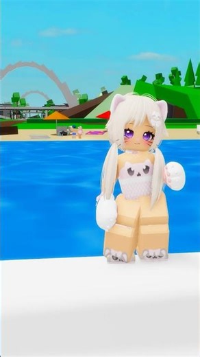 he told me he saw a cute cat!😡😤#robloxshorts #roblox