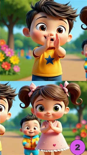 Learning Number 1 to 5 is So Much Fun | #nurseryrhymes #shorts #KabirsWorld