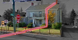 A house divided: Historic home spanning two countries up for sale