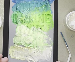 5.6K views · 82 reactions | It's all about texture with The Crafter's Workshop's Stencil Butters! Mix different shades to create any color that your heart desires! The rich consistency is perfect for spreading onto different surfaces with your palette knife. --> https://bit.ly/3BFFtrY | Let's Make Art | Facebook