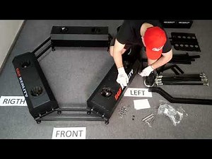 Assembly 6DOF DOF REALITY MOTION SIMULATOR with encoders, kardans and brake