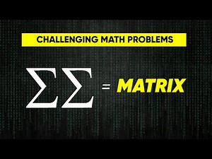 🔥 Double Summation understood by Matrix | Math Challenging Problems | Episode 5 | Anup Sir