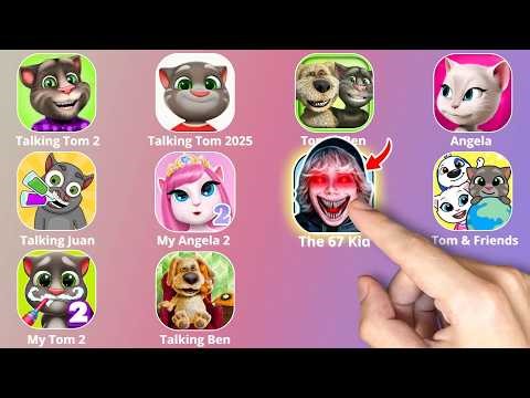 Kill a 67, Roblox,67 kid,Talking Ben,My Talking Tom,Talking Angela,Talking Juan,Talking Tom 2