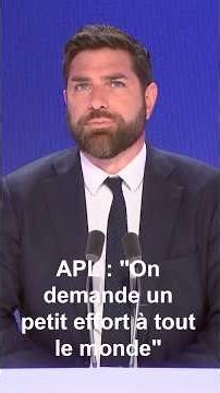 Vincent Jeanbrun : APL, "on demande un petit effort" à tous