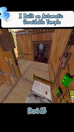 P16 I Built an Automatic Unraidable Temple #rust #rustgamer #rustclip