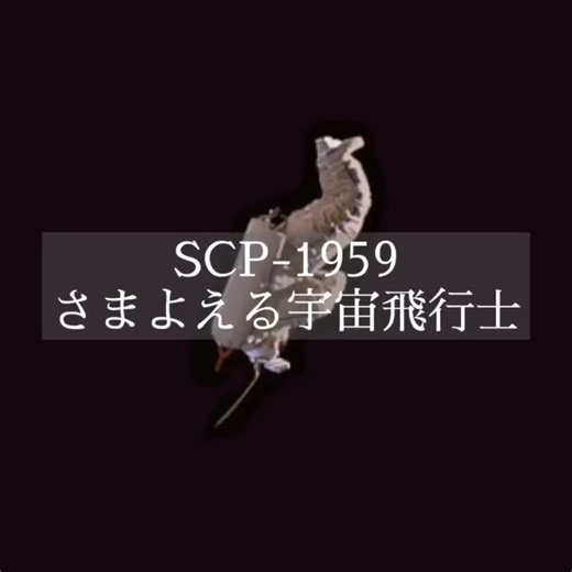 SCP-1959 さまよえる宇宙飛行士#SCP#SCP財団#SCP解説#fyp