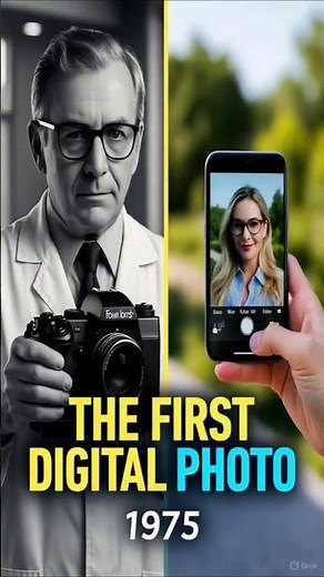 The first digital photo in history 📸 #computerhistory #digitalrevolution