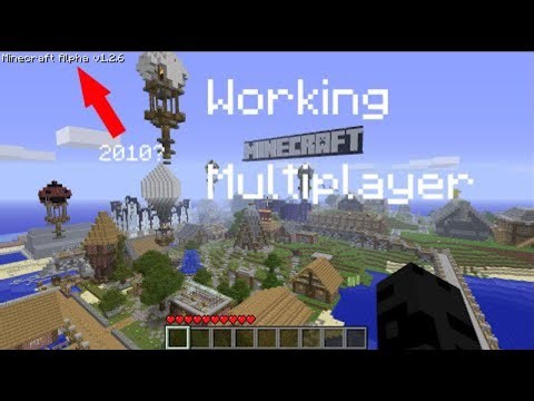 Minecraft Alpha Multiplayer Still Works