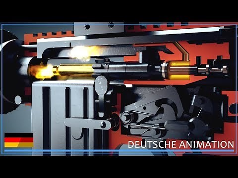 How an M16/AR-15/M4 rifle works (animation)