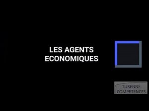 Les agents économiques