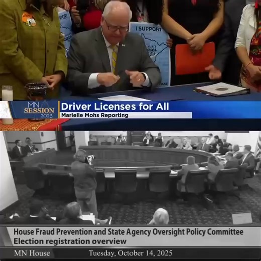 THEN: Tim Walz signs his little “Driver’s Licenses for All” law — handing out free government IDs to illegal aliens like Halloween candy. NOW: Minnesota election officials admit those same IDs can be used to vote in state elections. But wait… I was told this was a “conspiracy theory”? I was told this could never happen? Turns out, the “crazy right-wingers” were right again. Democrats said “It’s just a driver’s license.” Yeah — and now it’s a voter ID for people who aren’t even supposed to be her