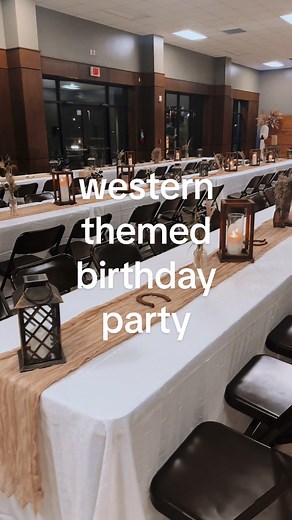 loved how this country western theme turned out! one of our favorite moments of the day as an event planner: the final details check ✨ #westernparty #ranchparty #ranchtheme #westernthemeparty #cowboypartytheme #cowboypartydecor #cowboypartydecorations #westernpartydecor #countrypartydecor